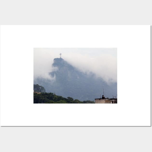 Cristo Redentor, Corcovado in the Clouds - Rio de Janeiro Wall Art by holgermader